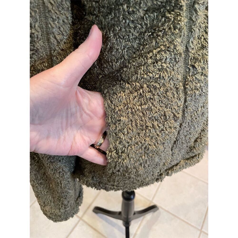 Avalanche Wear Women’s Fleece Jacket Gold Zip-Up Size M Casual - Picture 3 of 10